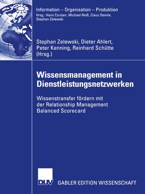 cover image of Wissensmanagement in Dienstleistungsnetzwerken